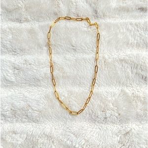 Gold Filled Paper Clip Choker